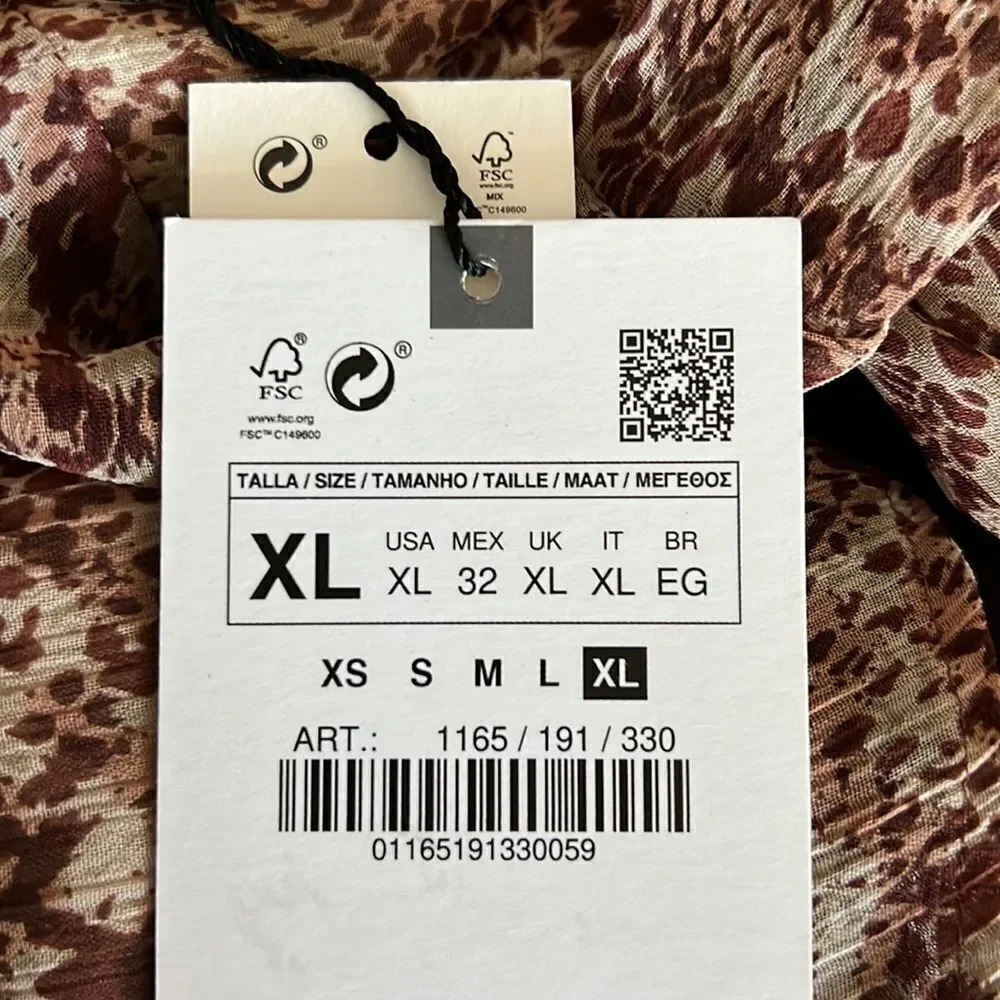 ZARA | Multicolored | PRINTED DRESS - Picture 6 of 7